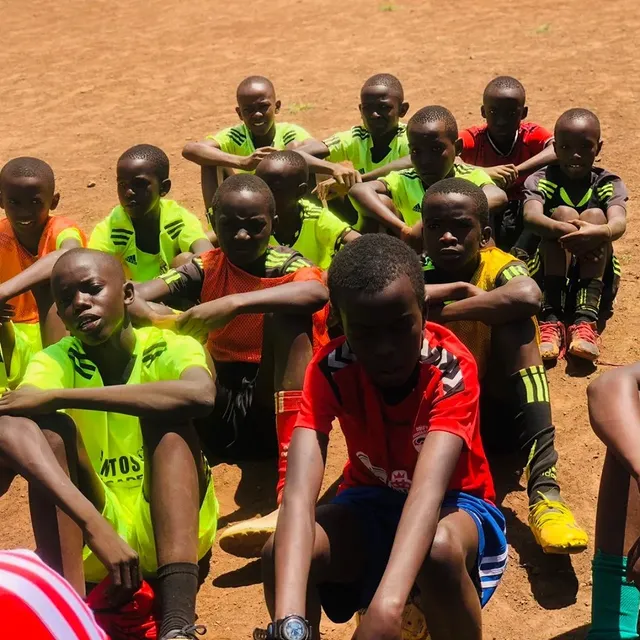 Santos Soka Academy — Tournament squad in the lime-and-red kit